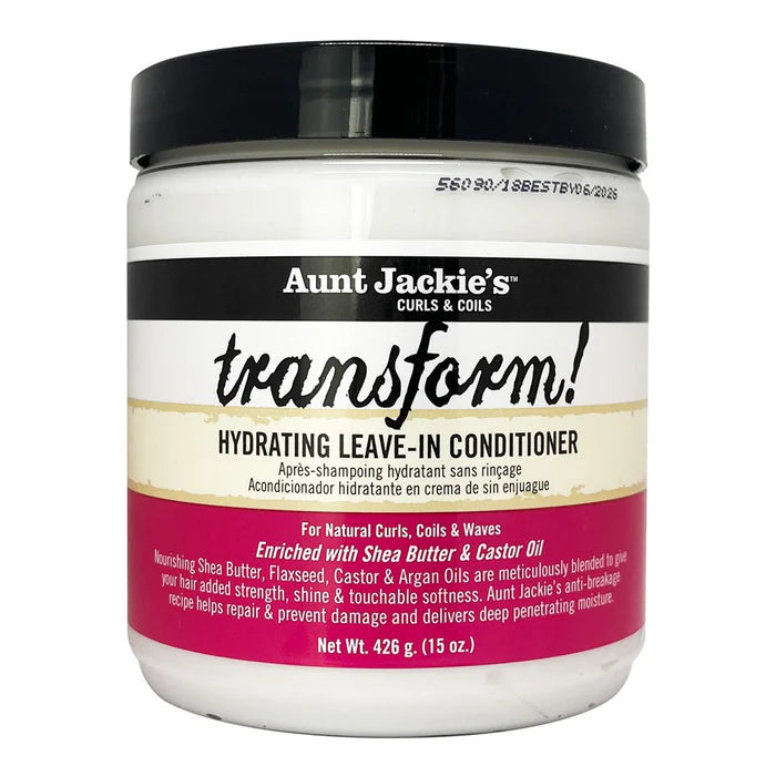 AUNT JACKIES CURLS COILS TRANSFORM LEAVE IN CON 15oz